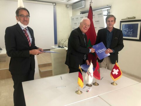 Signature of an agreement between ASMEX, GIZ and SIPPO A support program for date producers in the Zagora region is launched