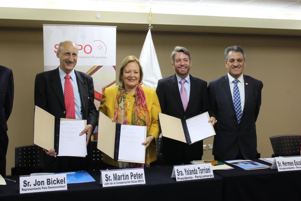 SIPPO Peru signed the first MoU with PERUCAMARAS